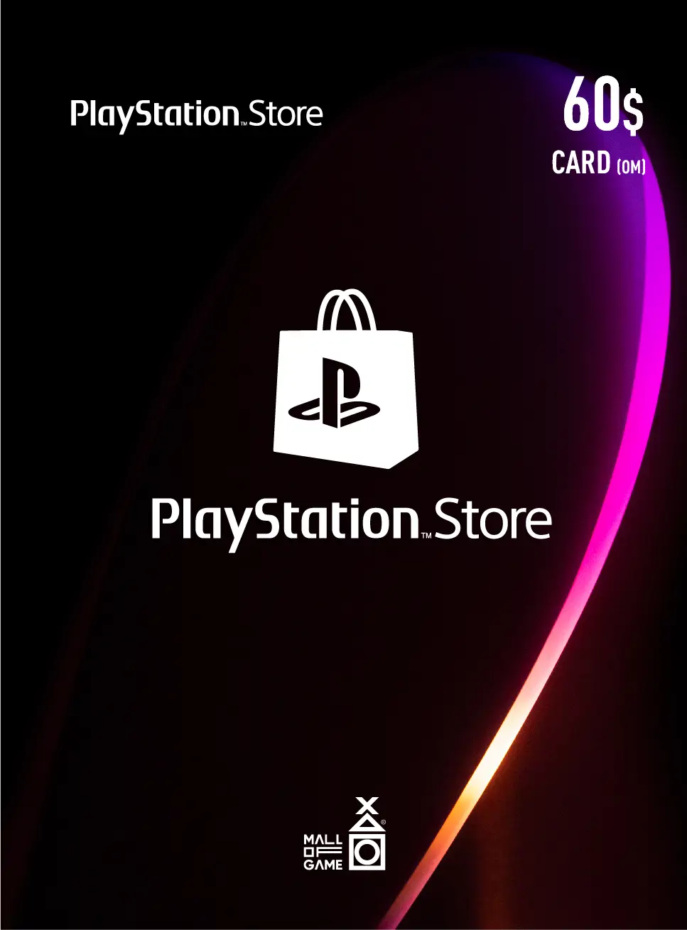 PlayStation™Store USD60 Gift Cards (OM)